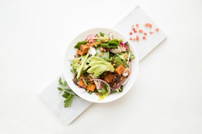 Vibrant grain and vegetable bowl