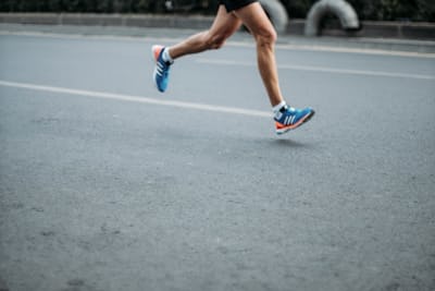 Person jogging